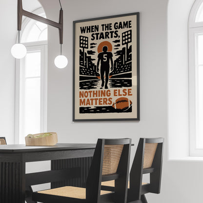 Game Day Football Poster