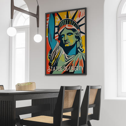 Statue of Liberty Retro Poster