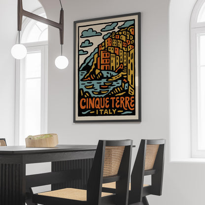Cinque Terre Travel Poster