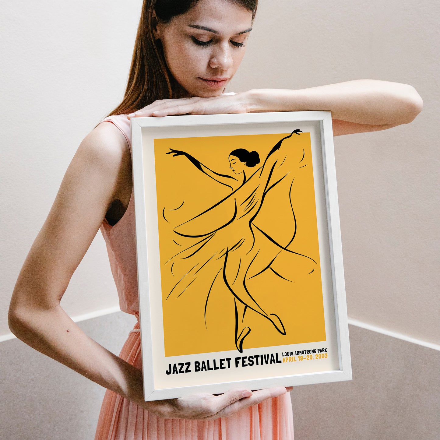 Jazz Ballet Festival 2003 Yellow Poster