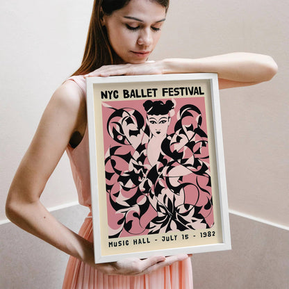 NYC Ballet Festival 1982 Art Print