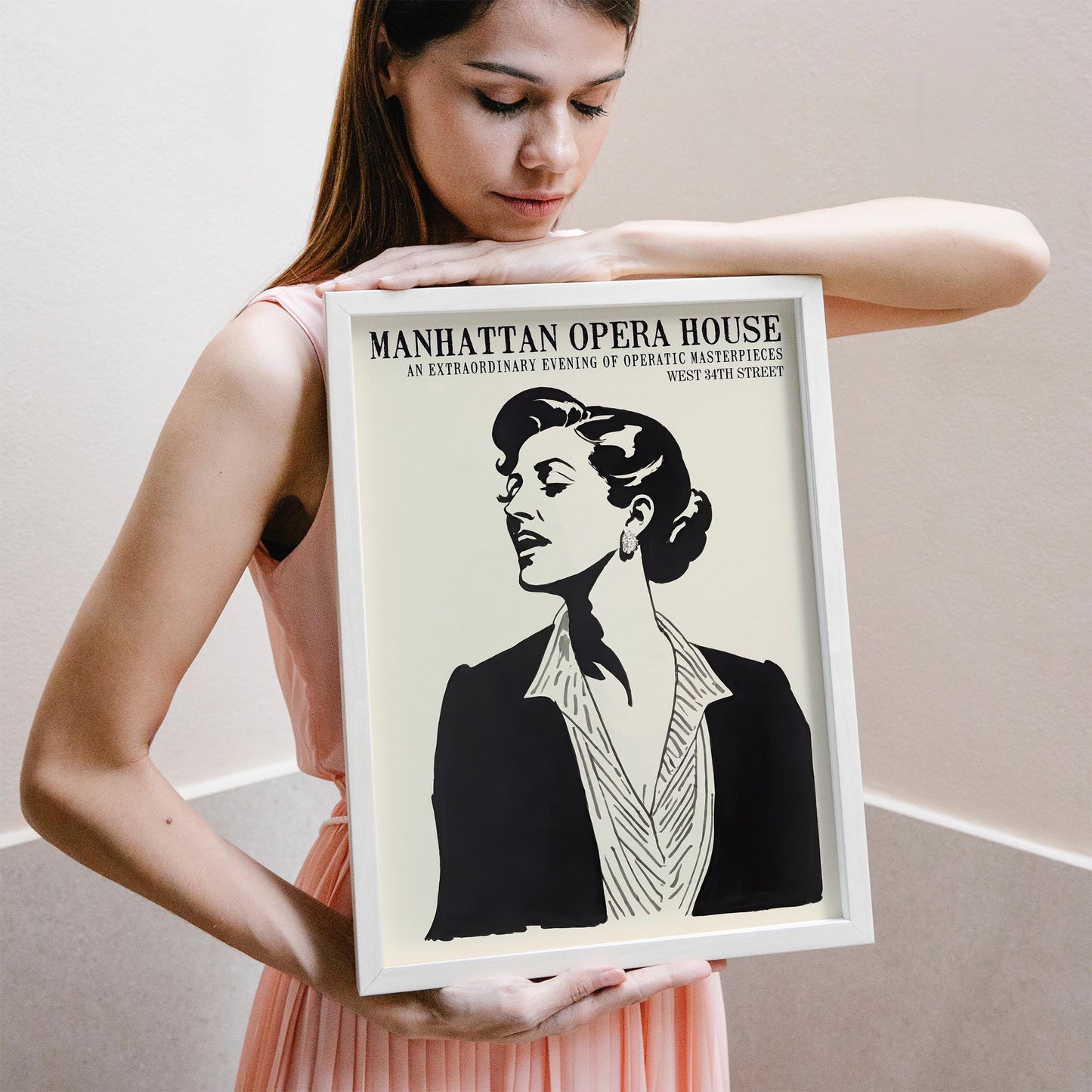 Manhattan Opera Portrait Poster