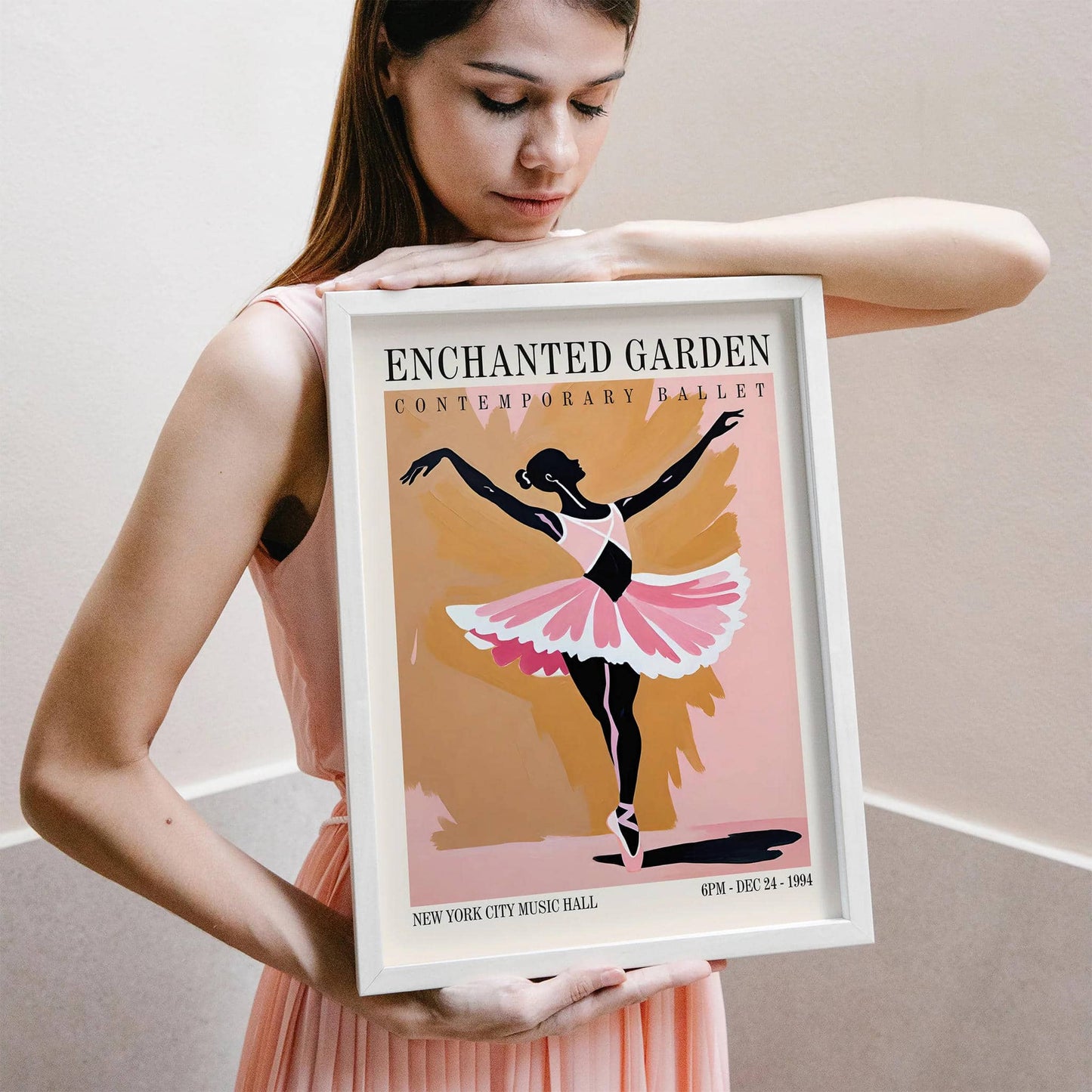 Enchanted Garden Ballet Vintage Poster