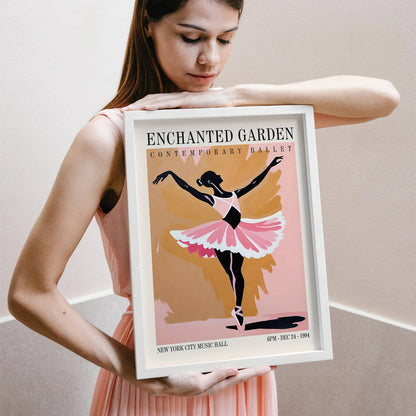 Enchanted Garden Ballet Vintage Poster