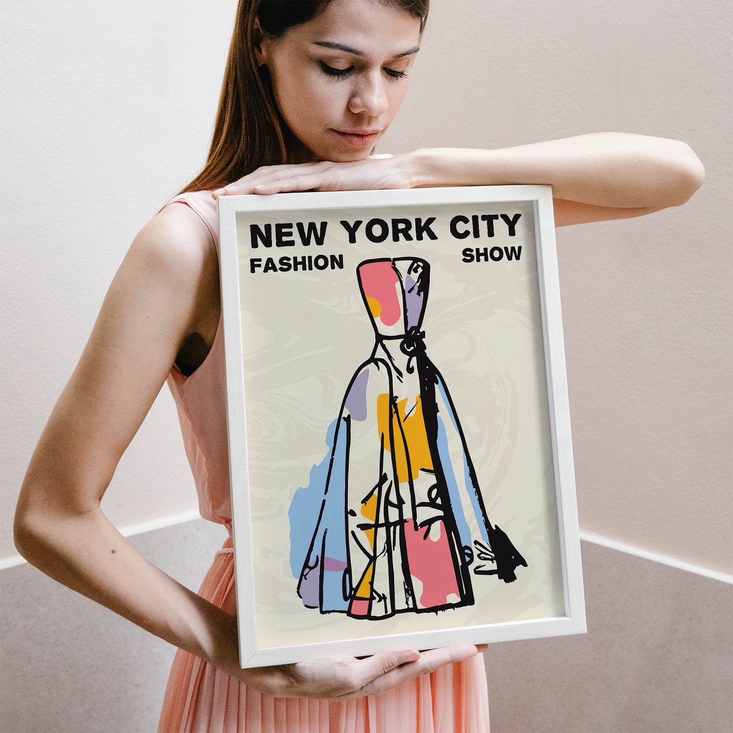 NYC Fashion Dress Poster