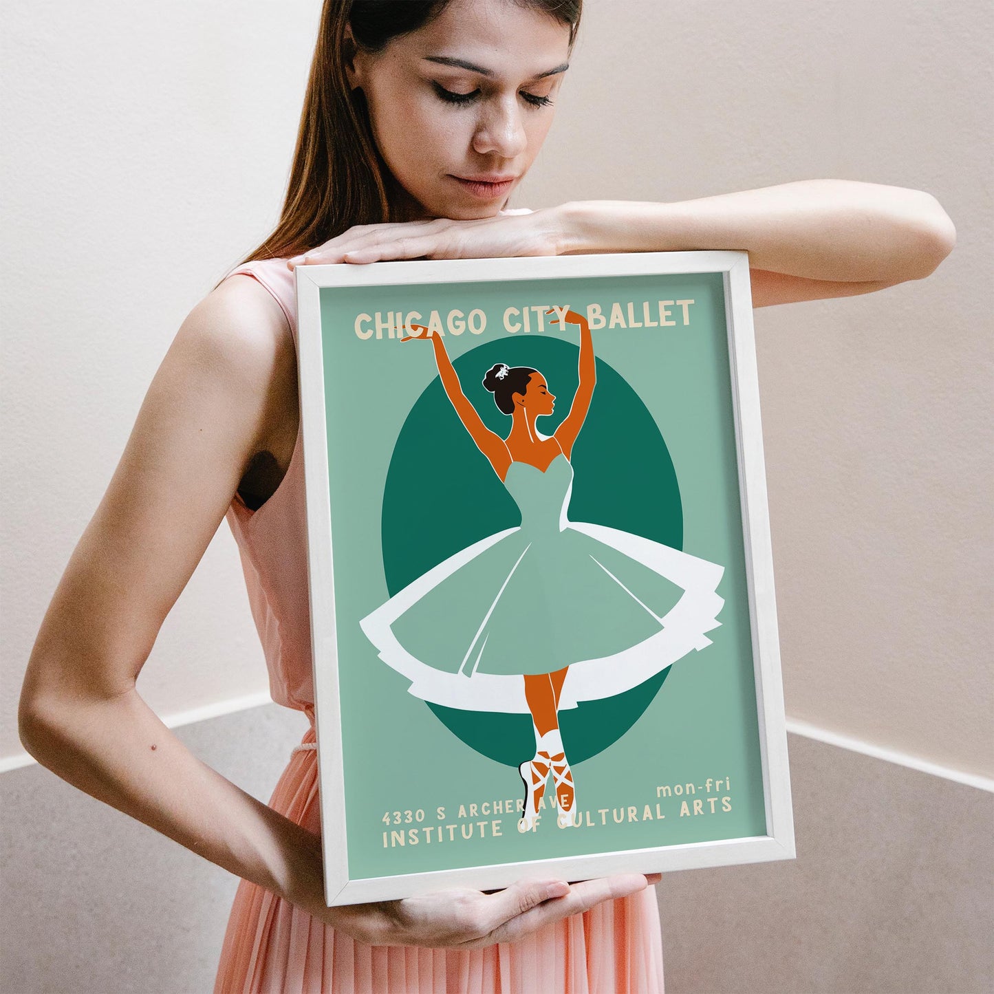 Chicago City Ballet Dancer Poster Print