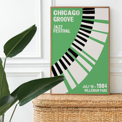 Chicago Groove Jazz Festival Poster