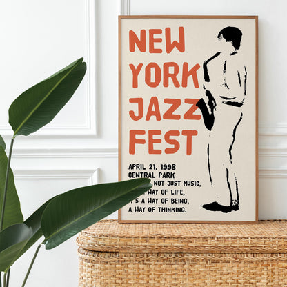 New York Jazz Fest Poster