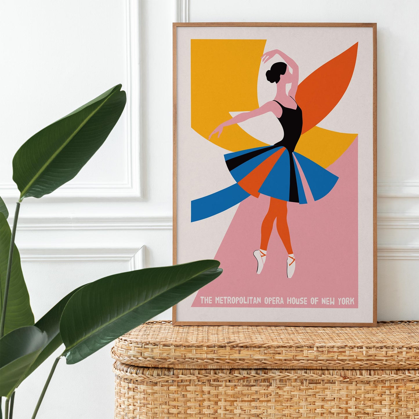 Ballerina Modern Art Print