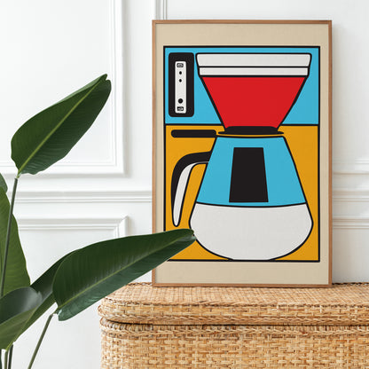 Pop-Art Coffee Poster