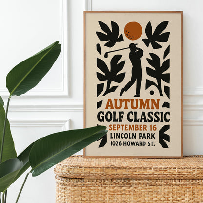 Autumn Golf Classic Poster