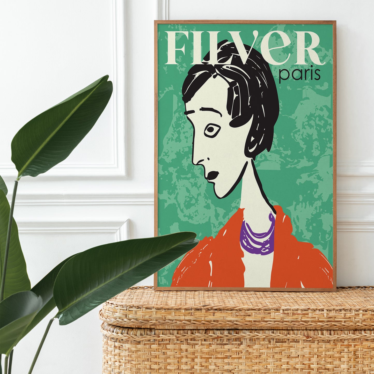 Filver Paris Fashion Retro Poster