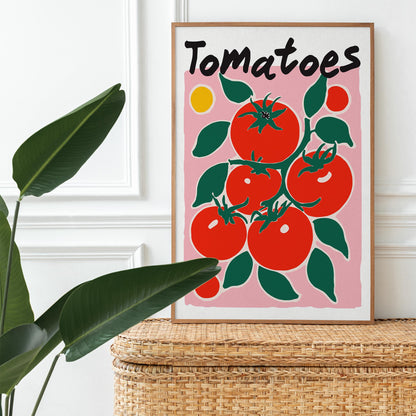 Tomatoes Kitchen Art Print
