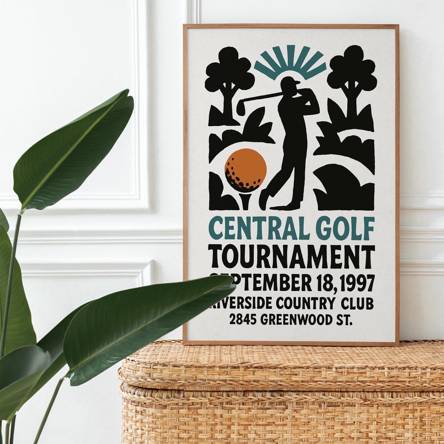 Golf Tournament Poster Print