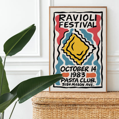 Ravioli Festival Poster Print