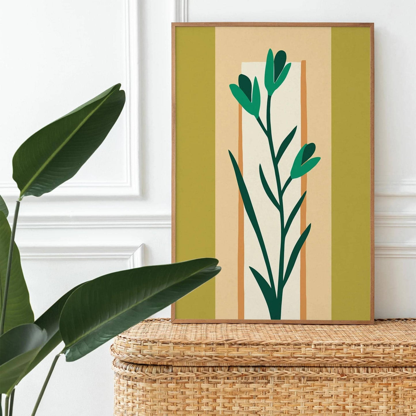 Modern Minimalist Botanical Art Print
