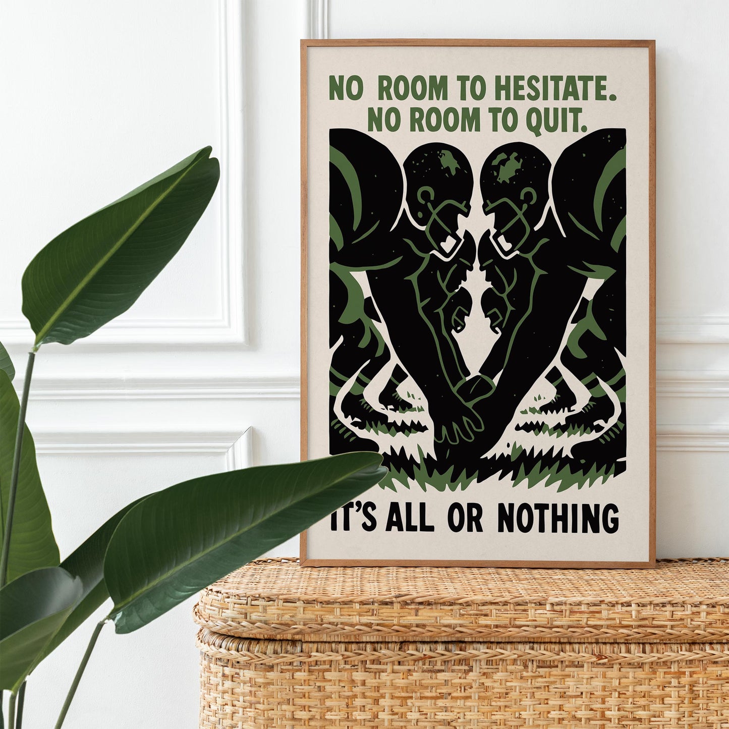 All Or Nothing Football Poster