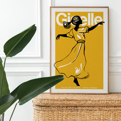 Giselle Retro Ballerina Prints