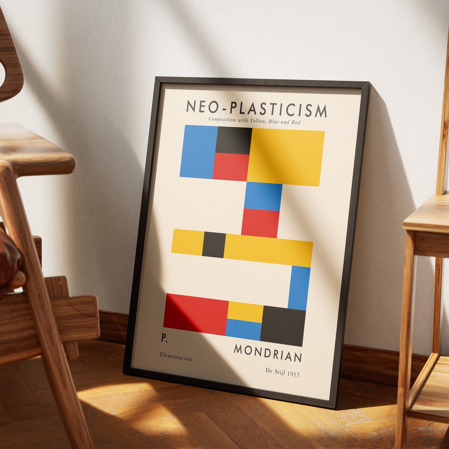 Mondrian Bauhaus Geometric Poster