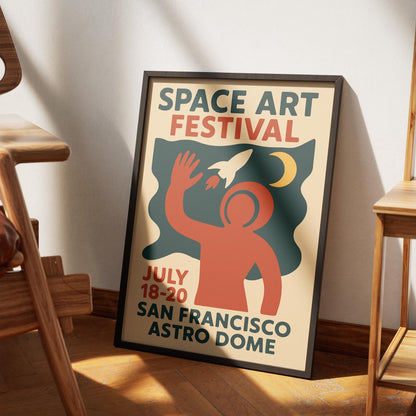 Space Art Festival Poster