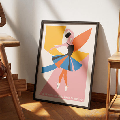 Ballerina Modern Art Print