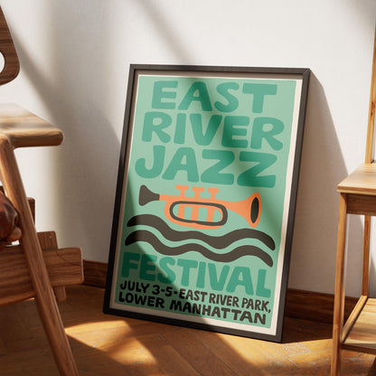 East River Jazz Festival Poster
