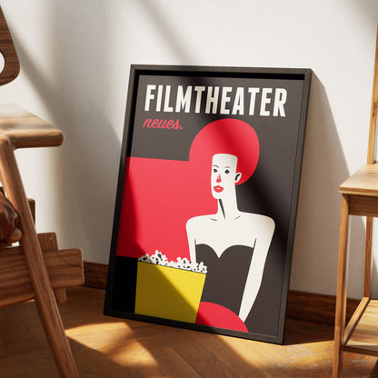 Filmtheater Neues Vintage Cinema Poster