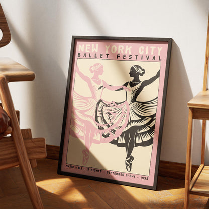NYC Ballet Festival 1957 Poster Print