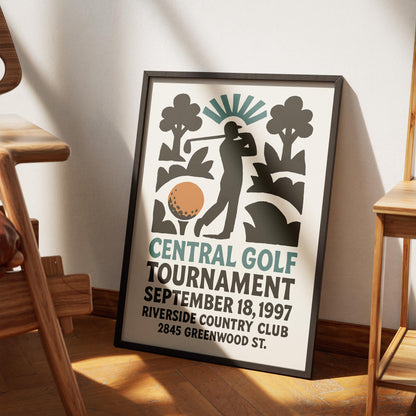 Golf Tournament Poster Print