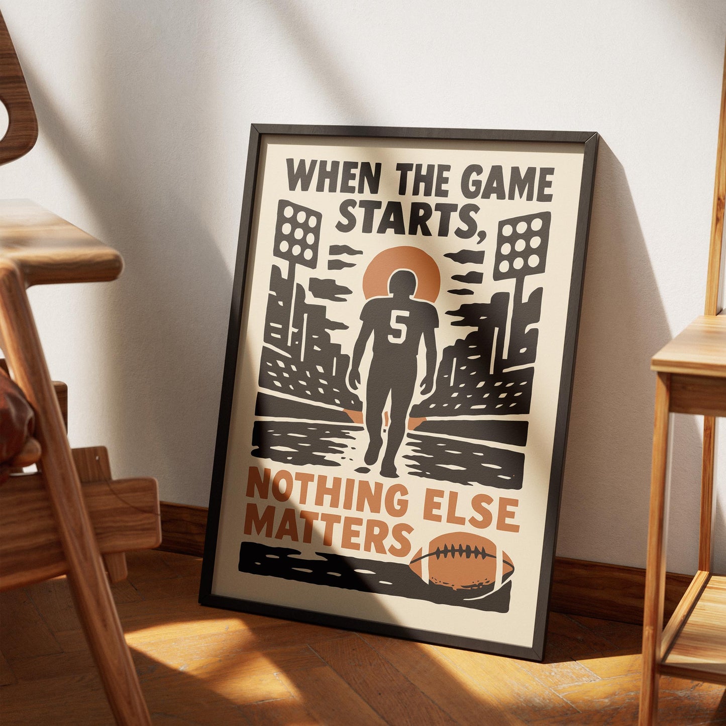 Game Day Football Poster