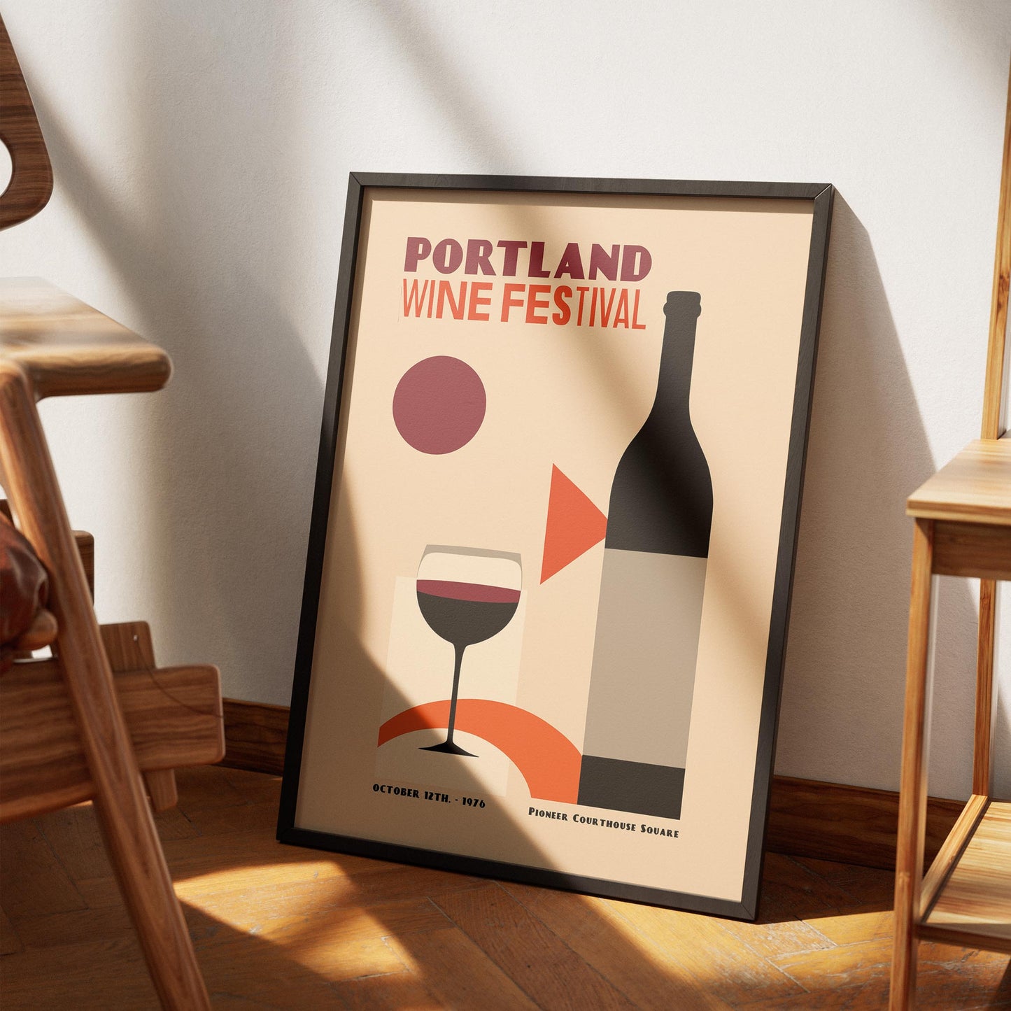 Portland Wine Festival Poster Print