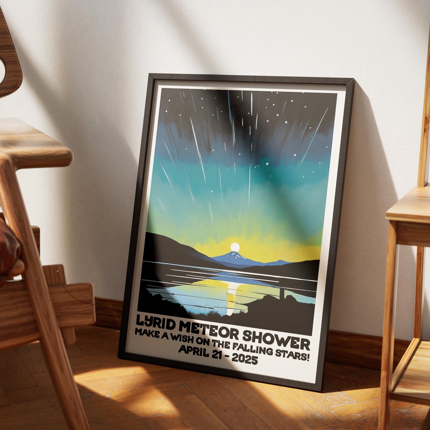 Meteor Shower Night Print