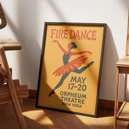 Fire Dance Poster Print