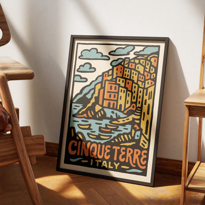 Cinque Terre Travel Poster