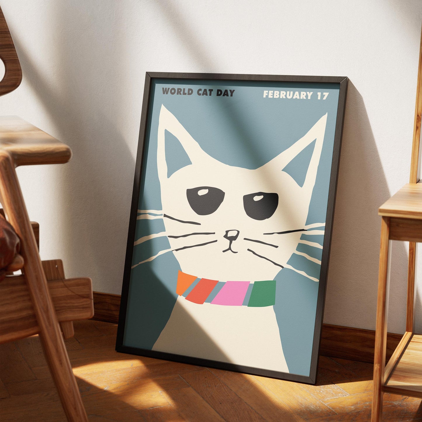 World Cat Day Poster Print
