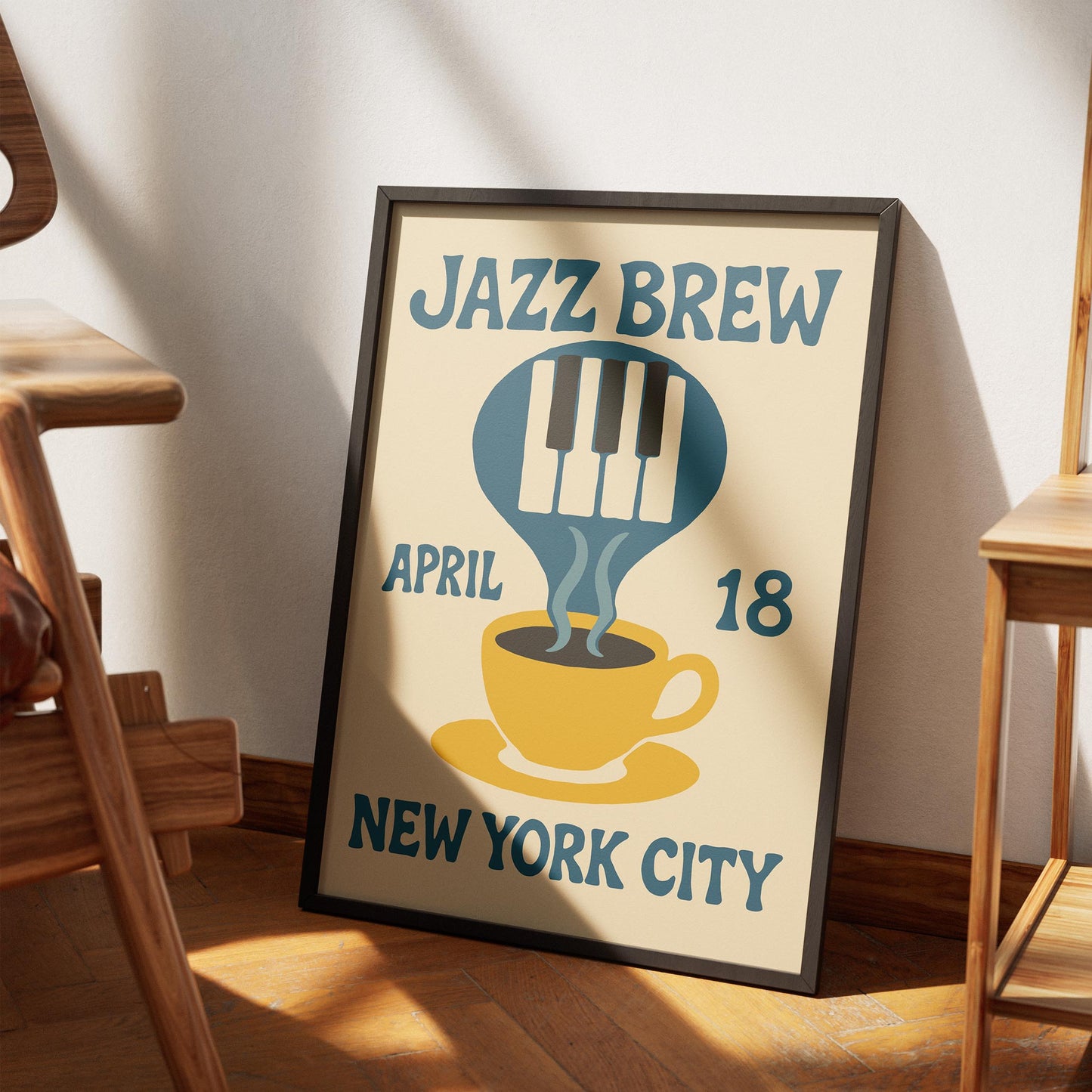 Jazz Brew Coffee Poster