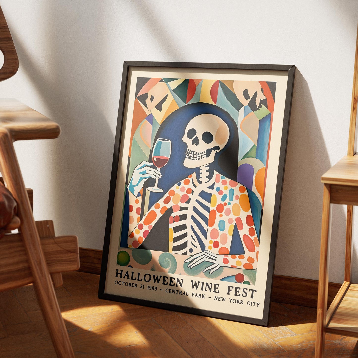 Halloween Wine Fest Poster Print