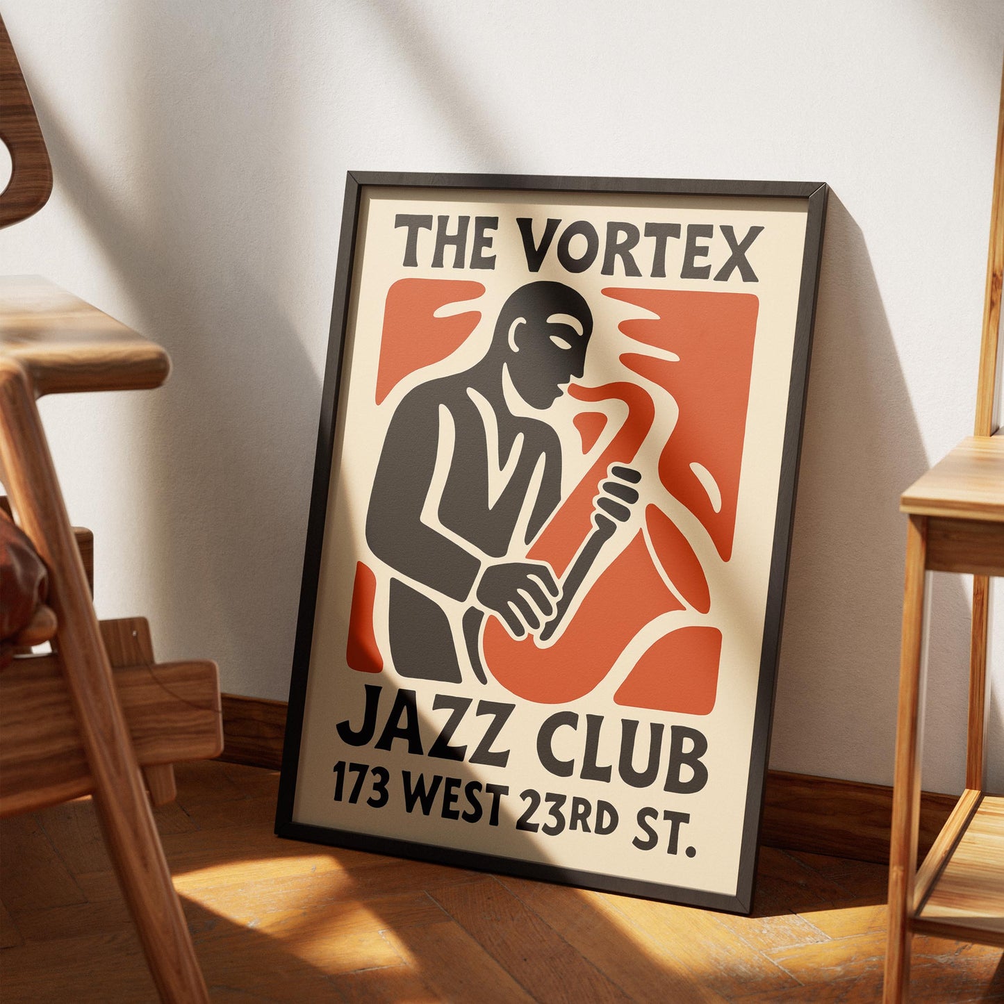 Vintage Jazz Club Poster - Retro Music Wall Art