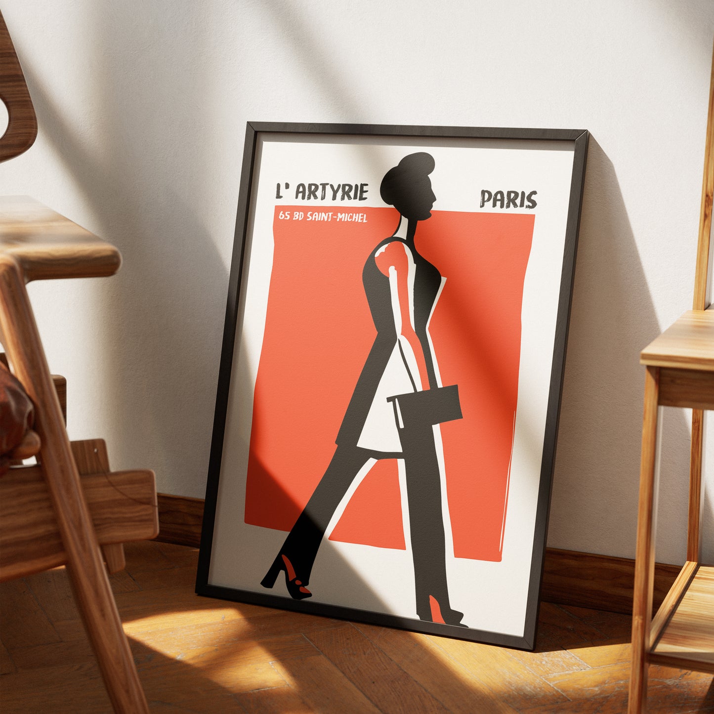 Parisian Fashion Wall Art Poster