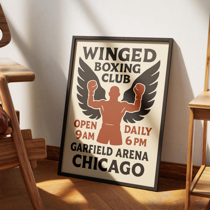 Winged Boxing Club Print