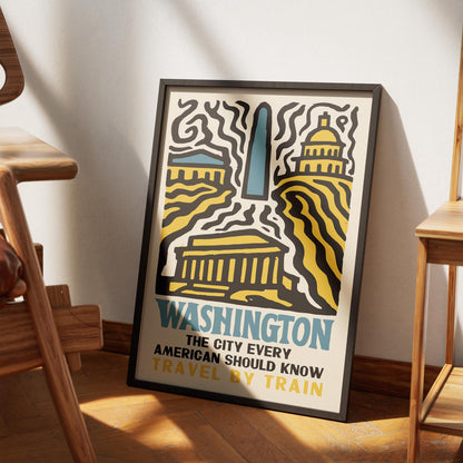 Washington DC Travel Poster