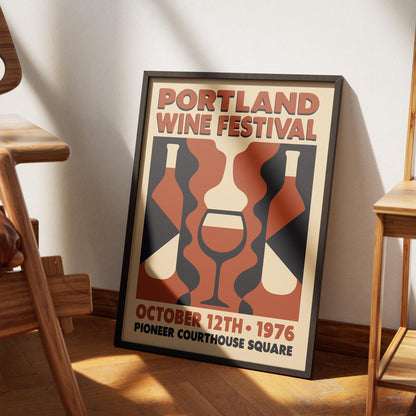 Portland Wine Festival Poster
