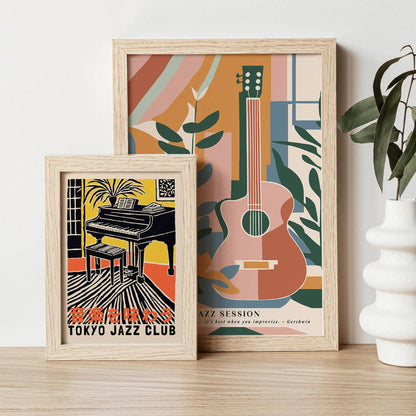 Tokyo Jazz Club Vintage Poster