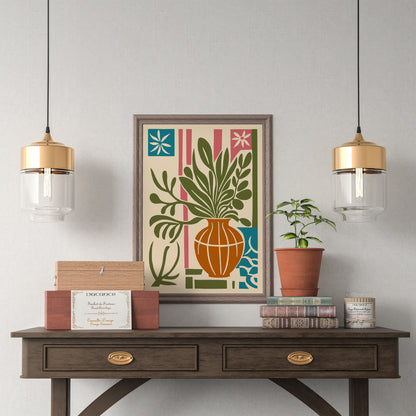 Retro Still Life Botanical Poster