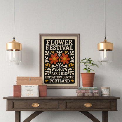 Flower Festival Wall Art