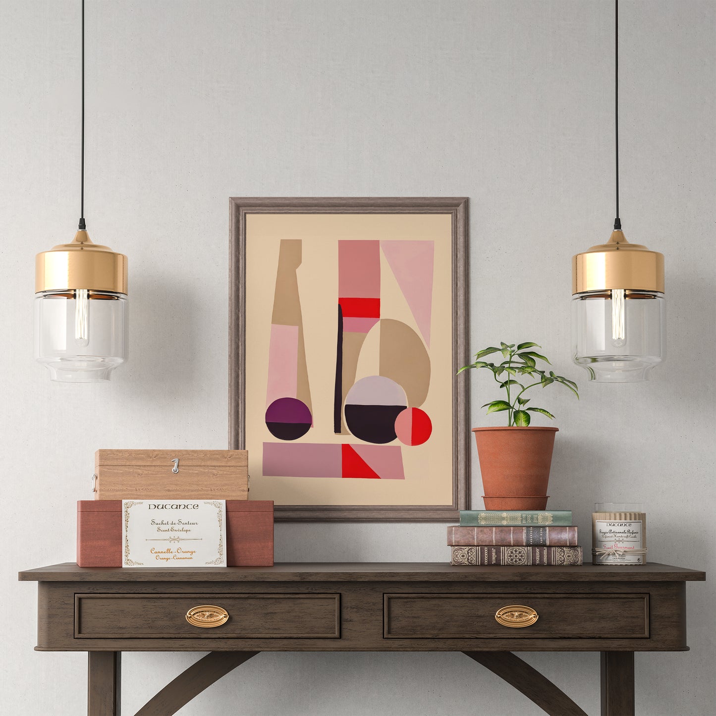 Abstract Still Life Shapes Wall Art