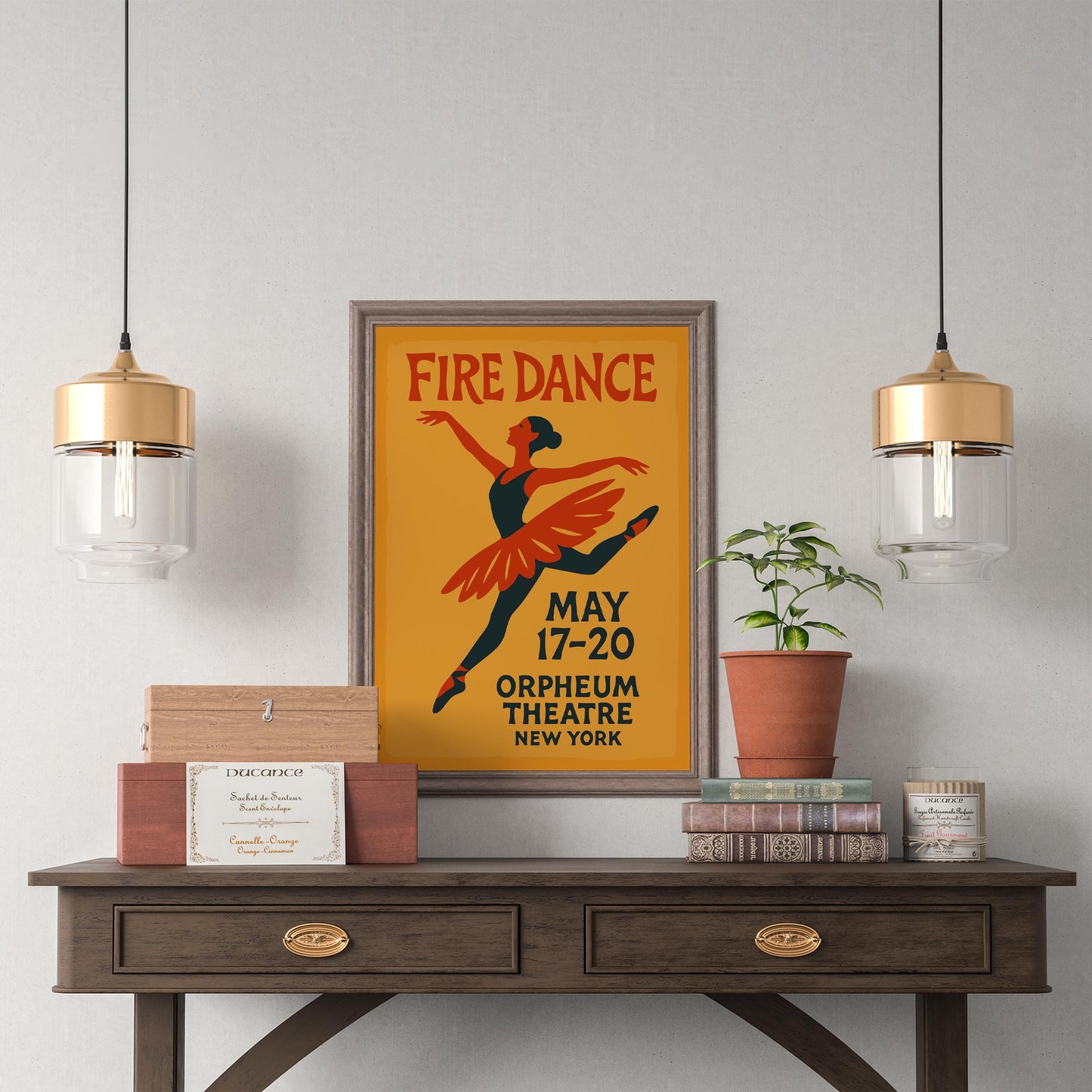 Fire Dance Poster Print