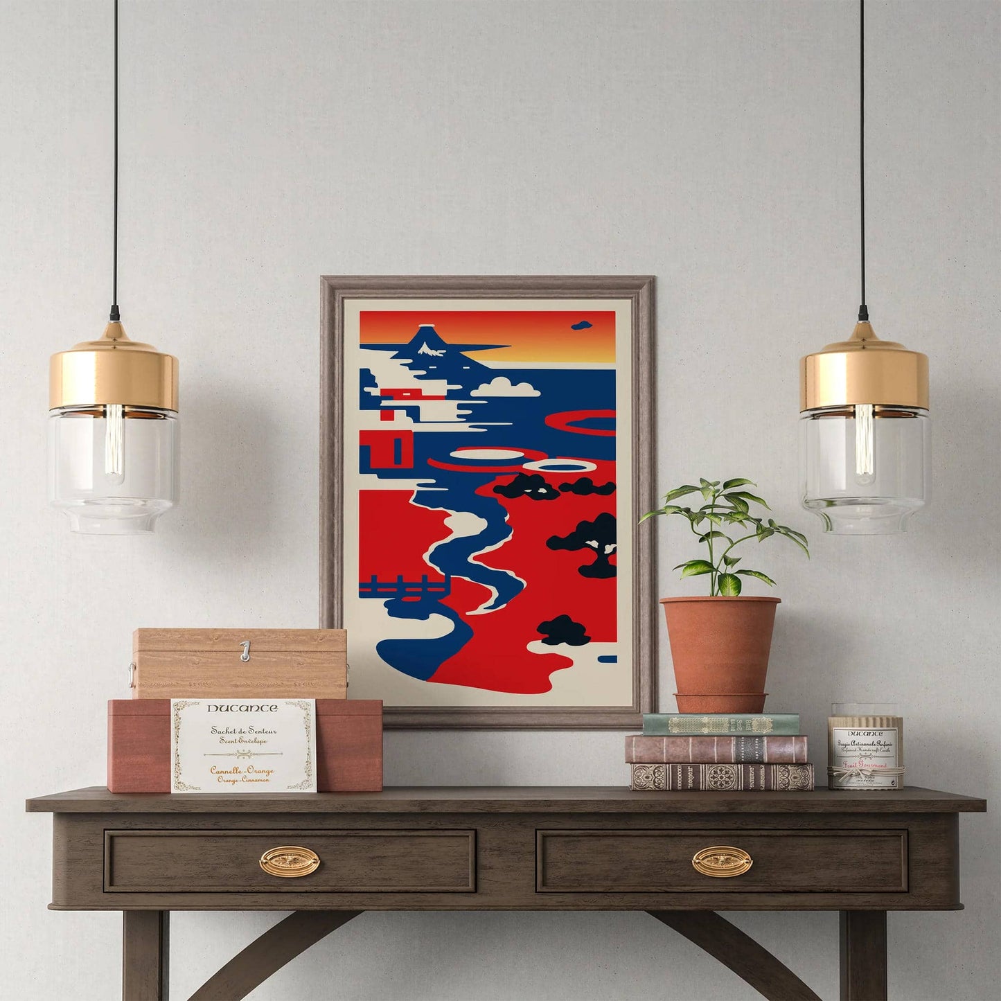 Japanese Landscape Wall Art Print - HypeSheriff