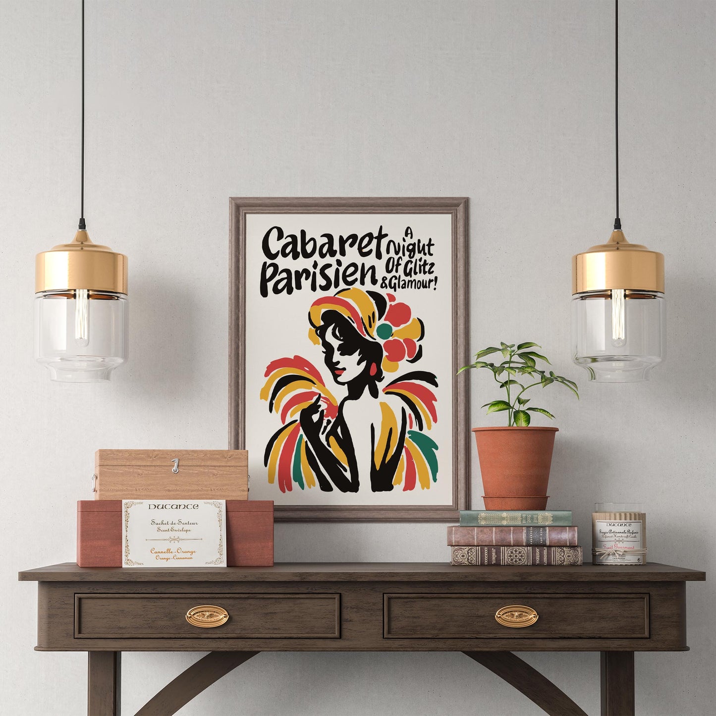 Paris Cabaret Glam Poster