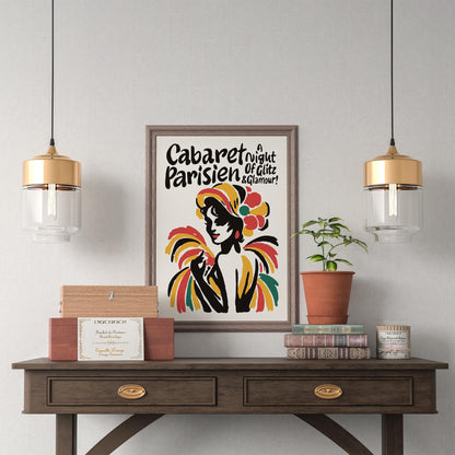 Paris Cabaret Glam Poster
